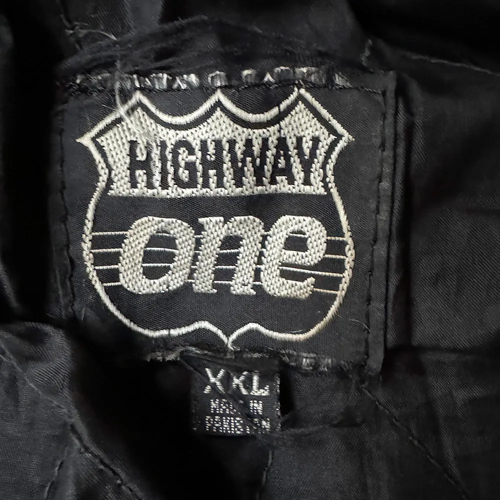 80's～ big size！ HIGHWAY one ライダース レザージャケット XXL size 240222H