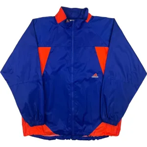Adidas 90's Track Windbreaker Jacket Blue Orange