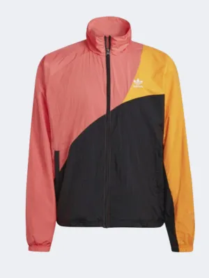 Adidas Adicolor Colorblock Men Original Jacket Black/Turbo/Orange