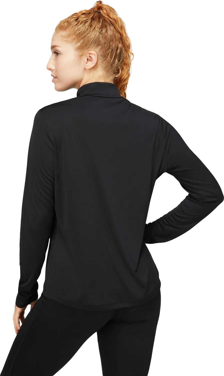 Asics Women&#x27;s Core Long Sleeve 1/2 Zip Top Performance Black | Buy Asics Women&#x27;s Core Long Sleeve 1/2 Zip Top Performance Black here | Outnorth