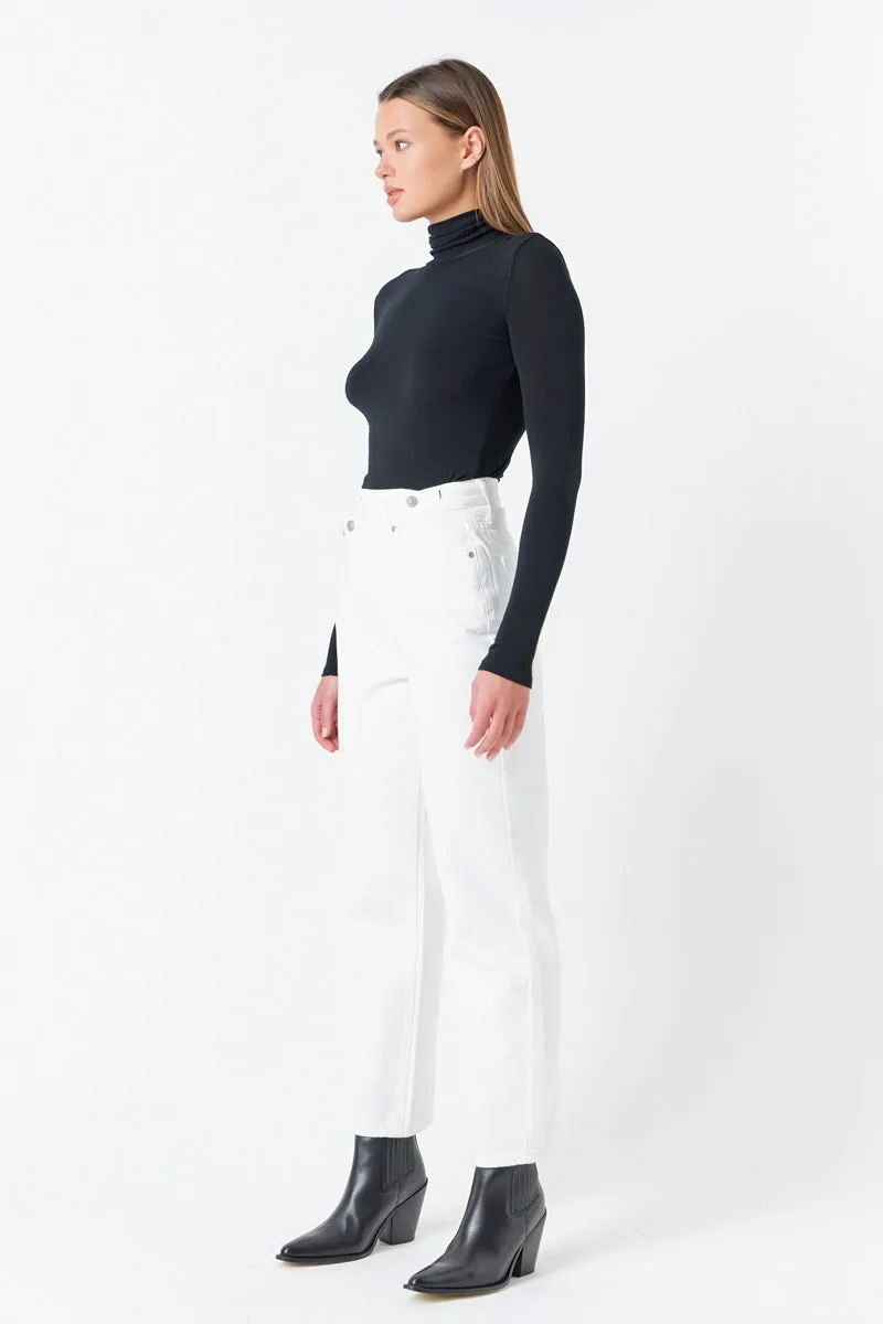 Asymmetric Wrap Jeans
