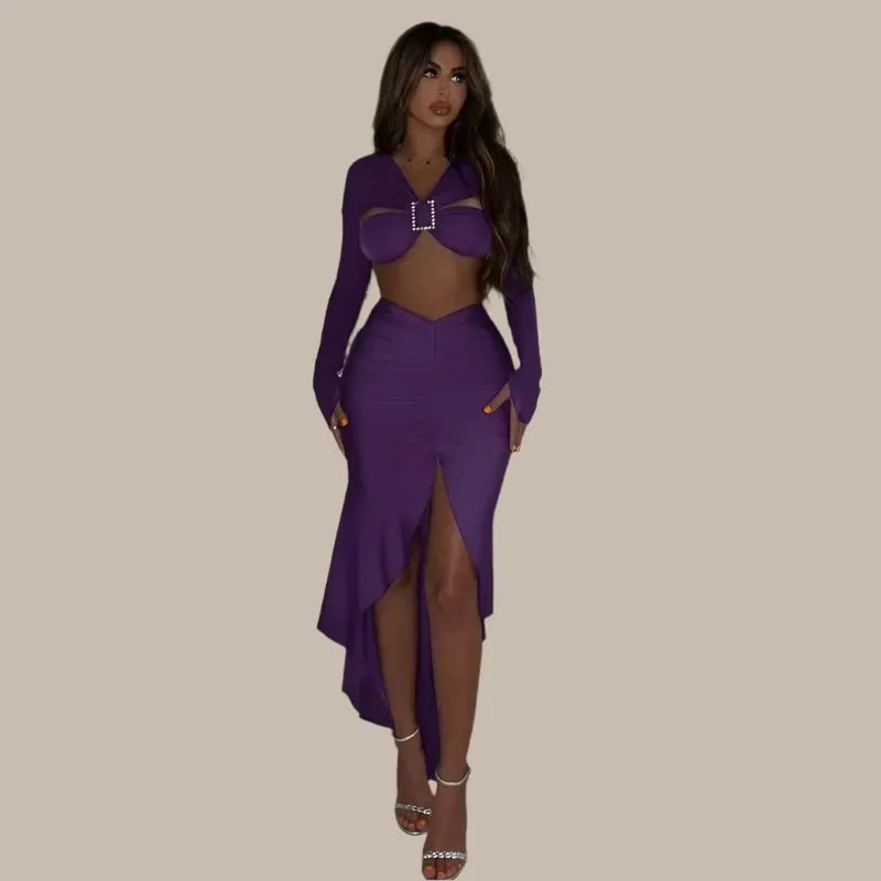Backless Bodycon Ensemble