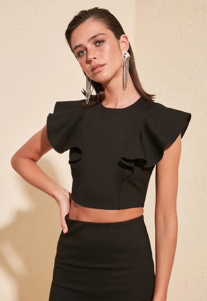 Big Frill Princess Line Blouse