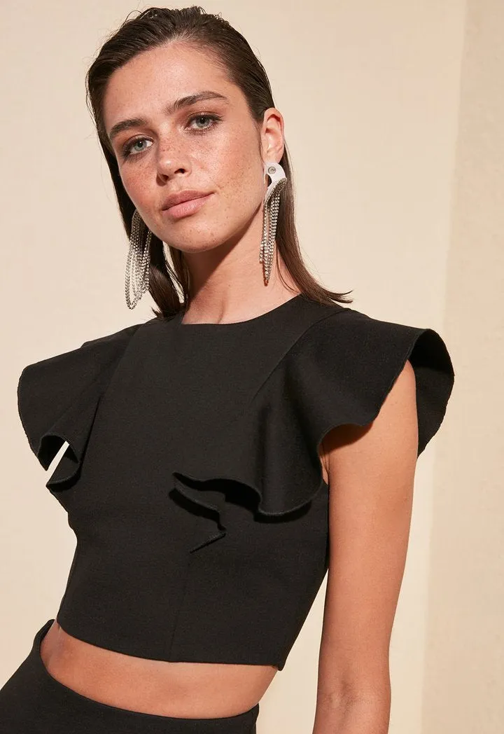 Big Frill Princess Line Blouse