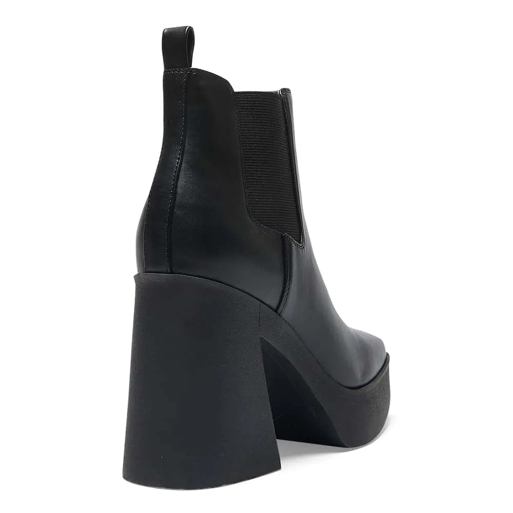 Blair Boot in Black Smooth
