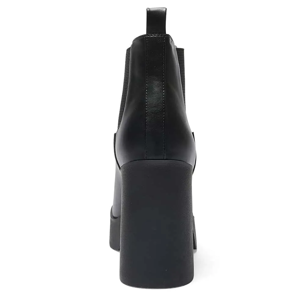 Blair Boot in Black Smooth