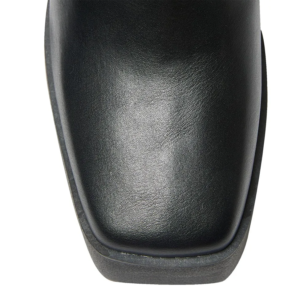 Blair Boot in Black Smooth