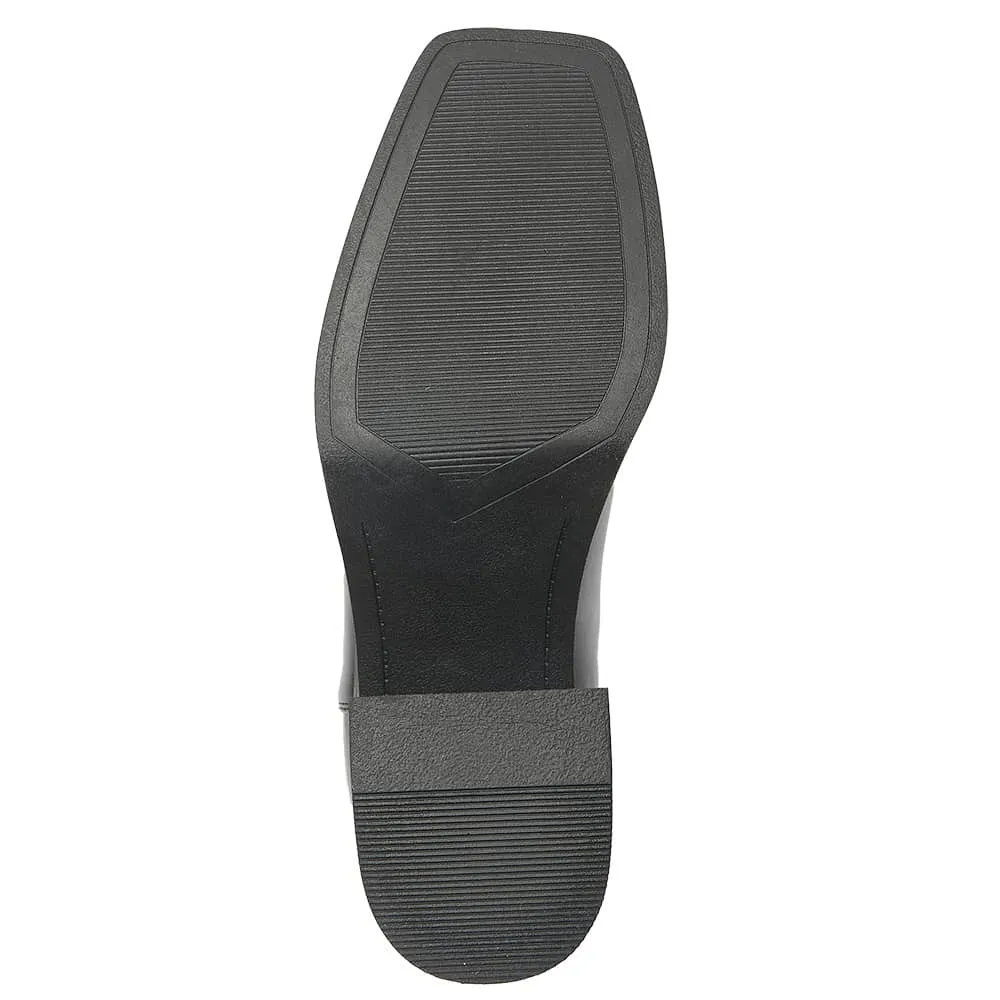 Blair Boot in Black Smooth