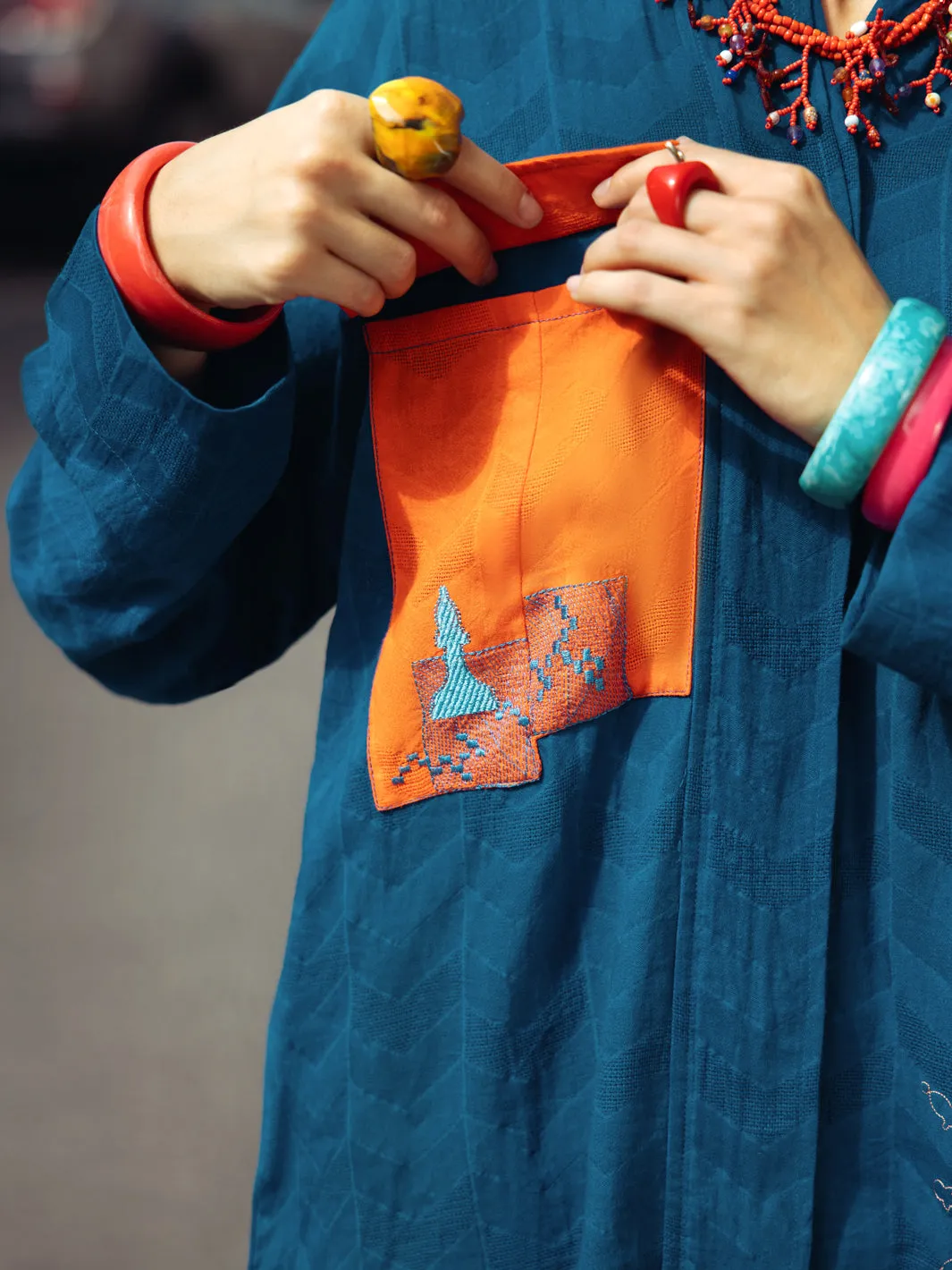 Blue Dobby Jacquard 2 Piece Stitched - ALP-2PS-LKS-1796