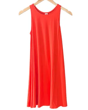Bright Winter Blaze Sleeveless Mini Dress