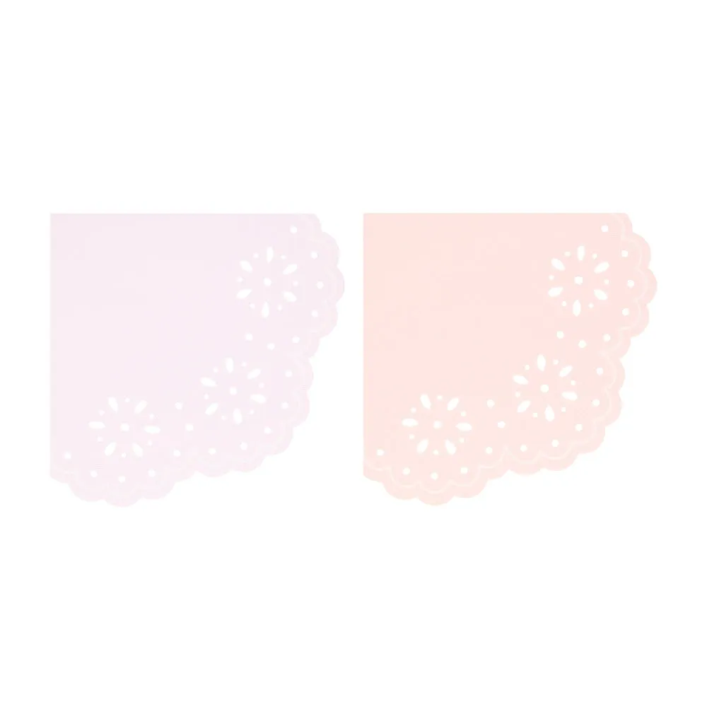 Broderie Anglaise lace multi napkins L