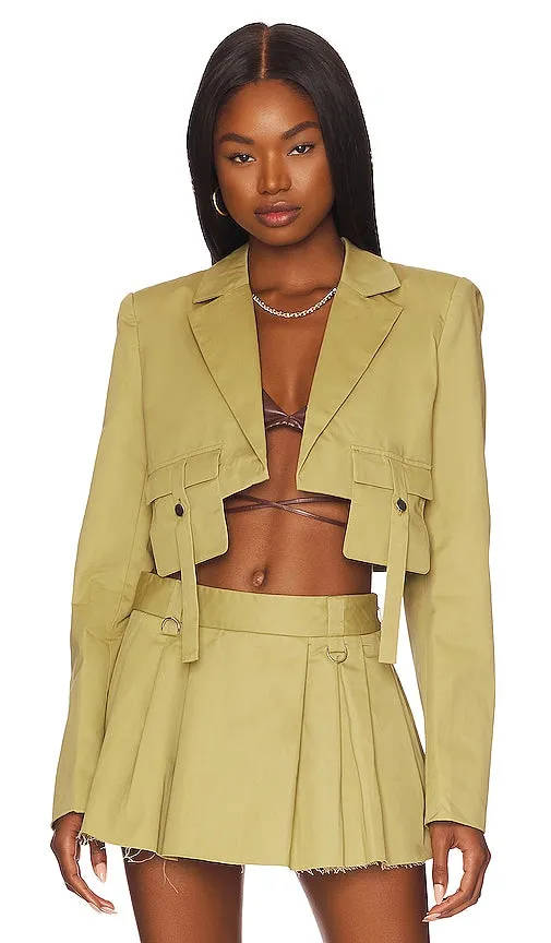 BY.DYLN Porter Jacket in Tan