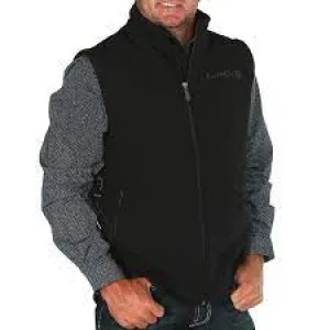 Cinch Mens MWV1012010 Bonded Vest Black