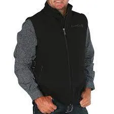 Cinch Mens MWV1012010 Bonded Vest Black