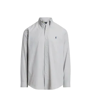 Classic Fit Performance Twill Shirt - Grey