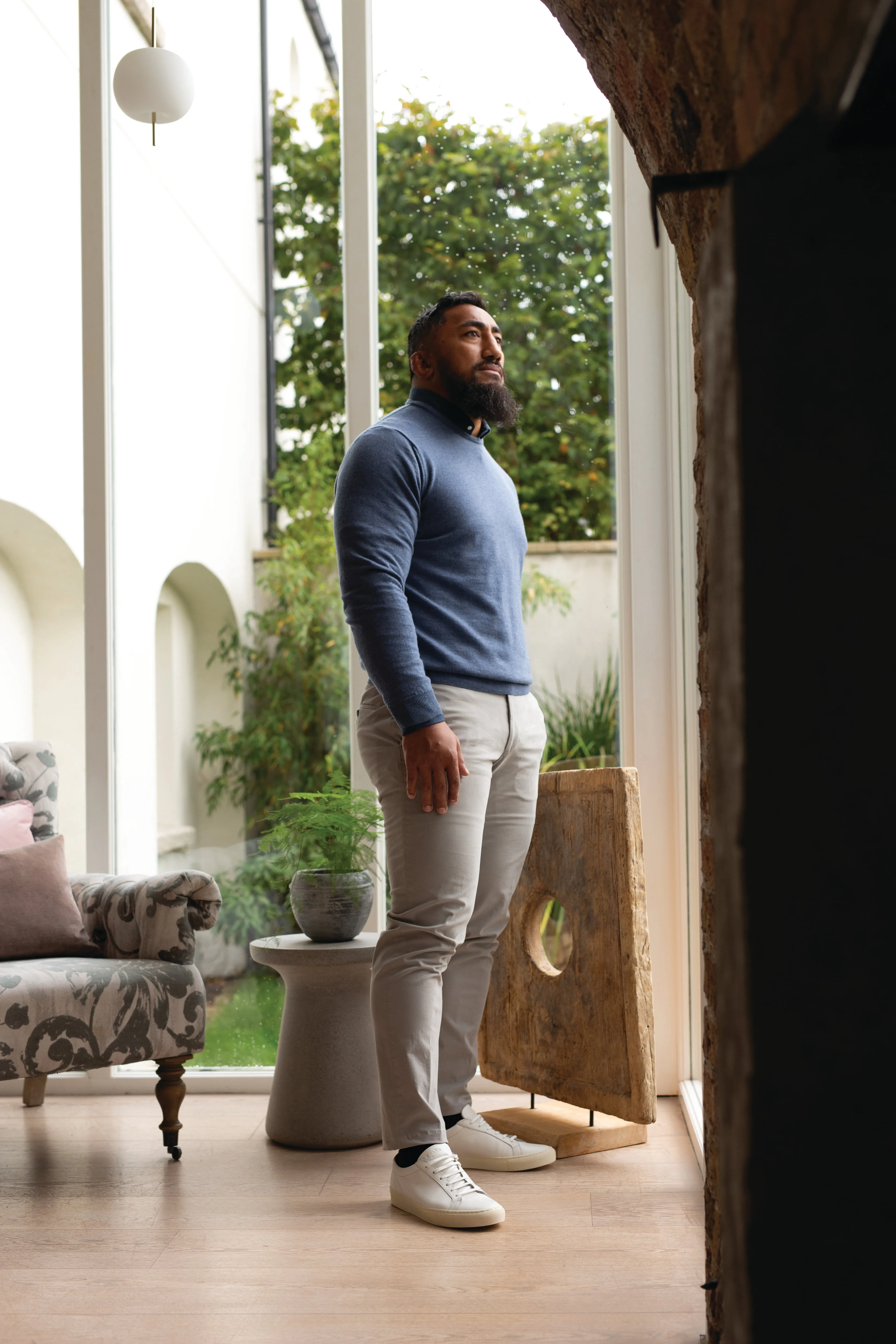 Cotton Trouser Stone