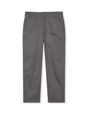Cotton Twill Stretch Elias Pants, Black Oyster
