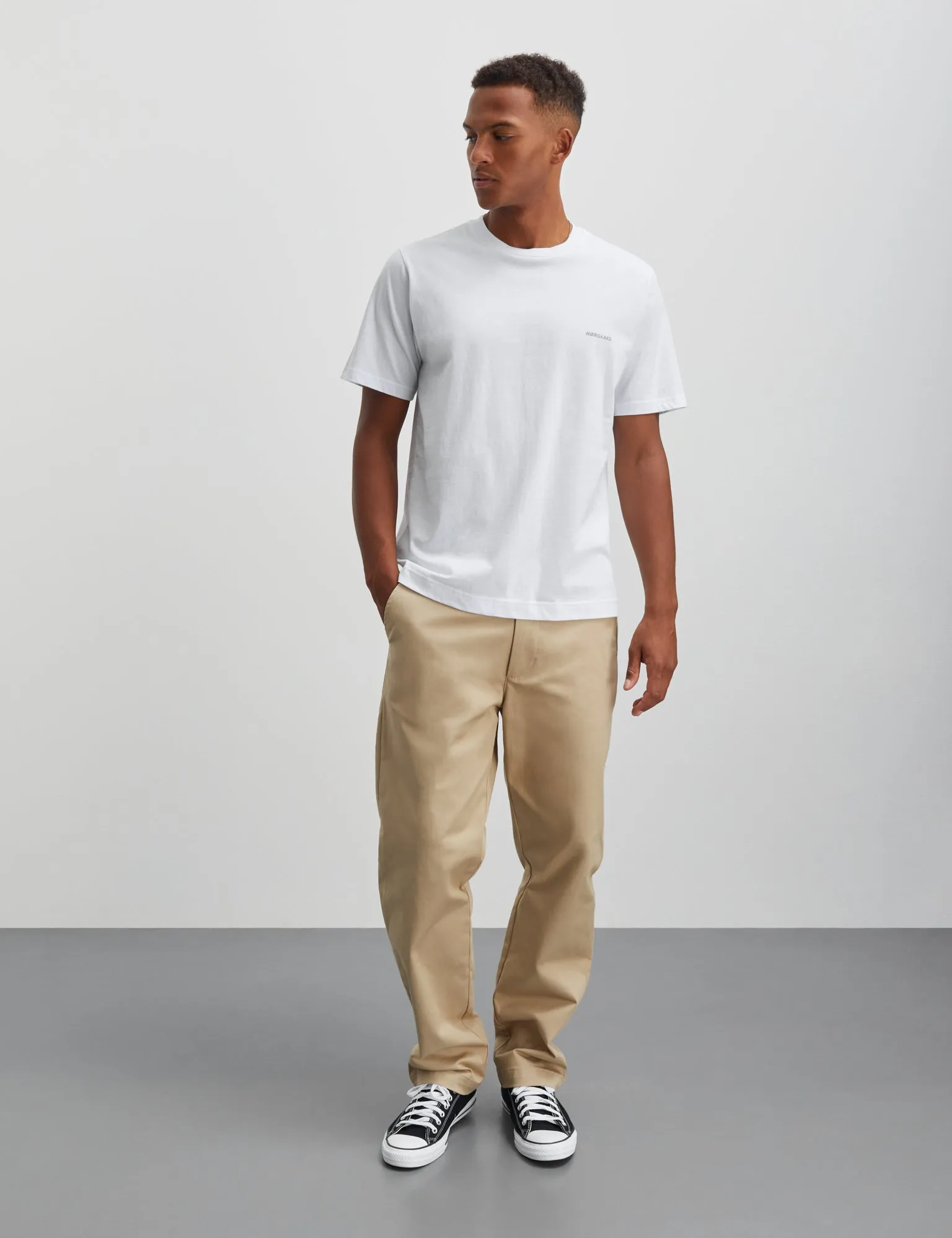 Cotton Twill Stretch Elias Pants, Trench Coat