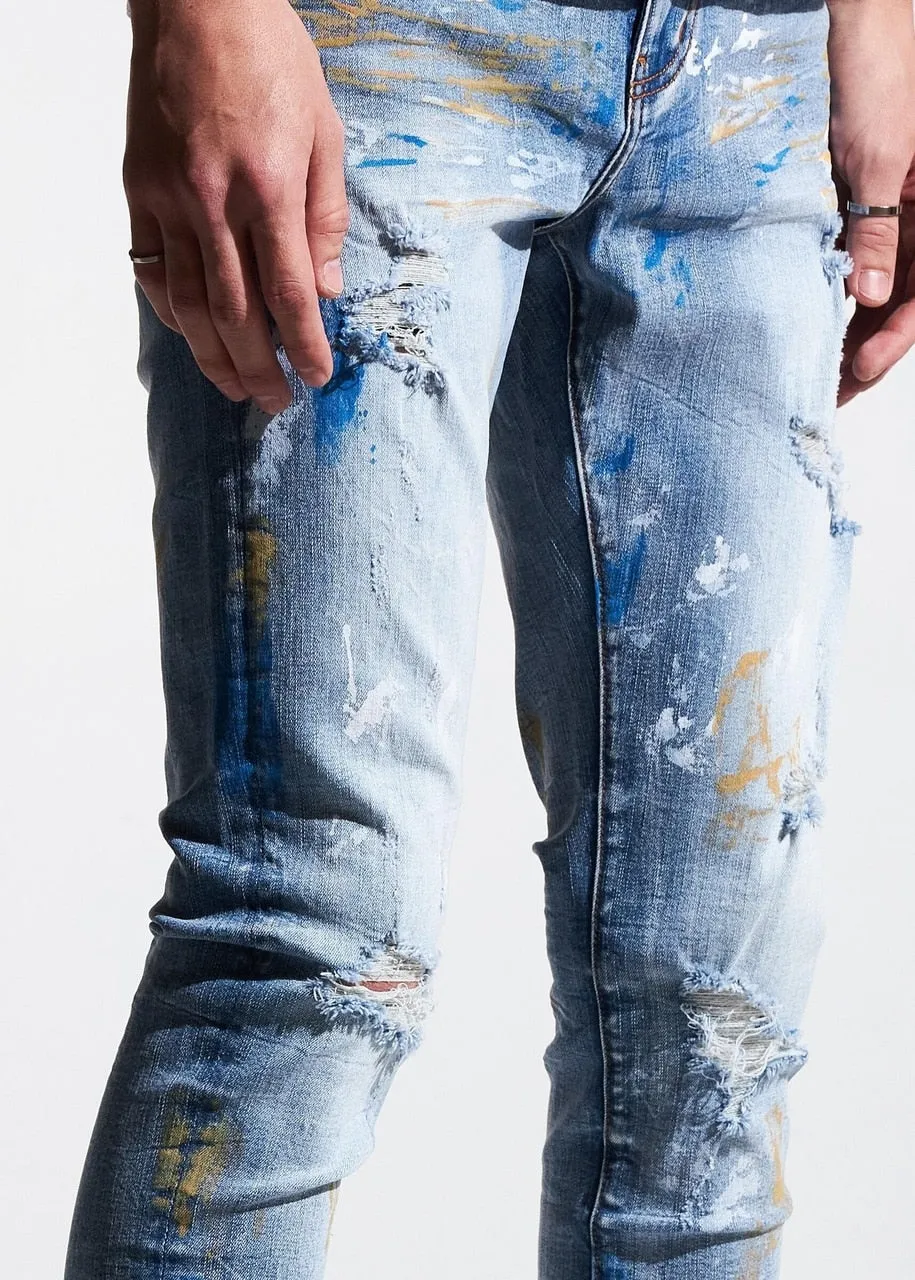 CRYSP DENIM  ATLANTIC DENIM MENS - INDIGO PAINT