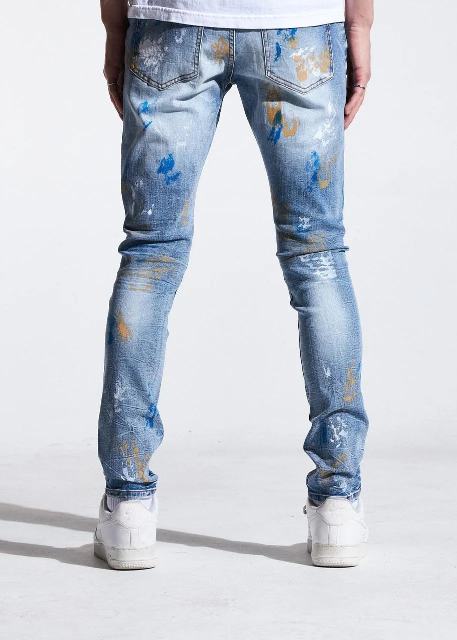 CRYSP DENIM  ATLANTIC DENIM MENS - INDIGO PAINT