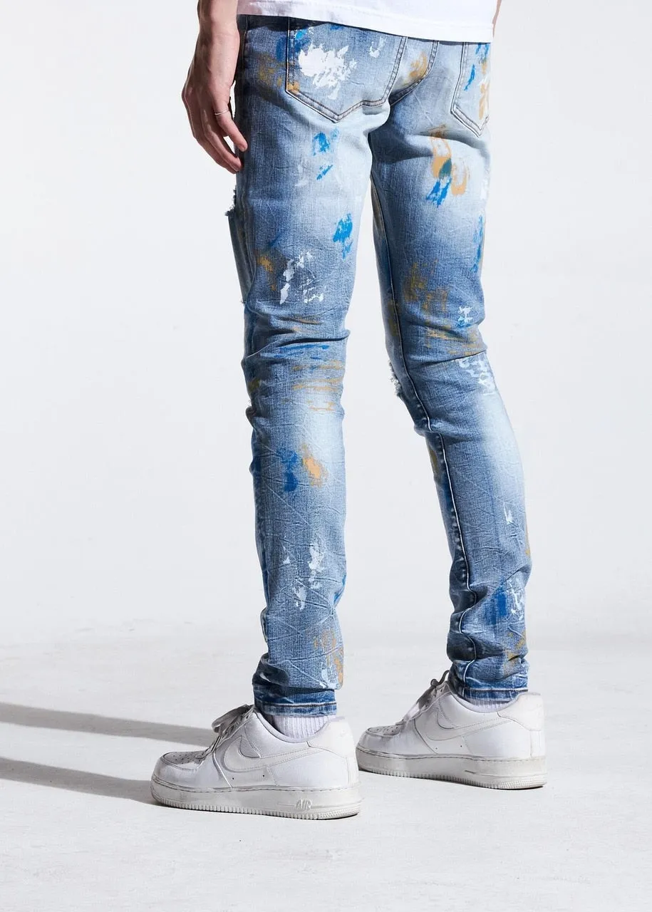 CRYSP DENIM  ATLANTIC DENIM MENS - INDIGO PAINT