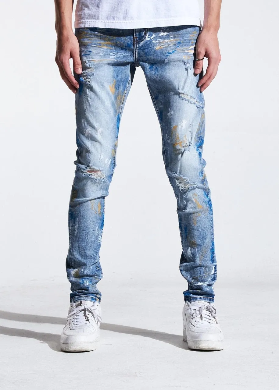 CRYSP DENIM  ATLANTIC DENIM MENS - INDIGO PAINT