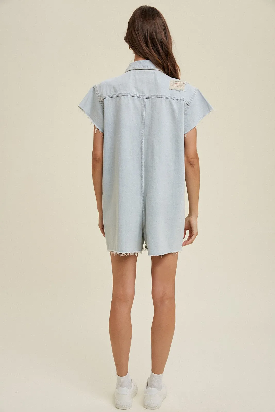 Denim Cowboy Romper