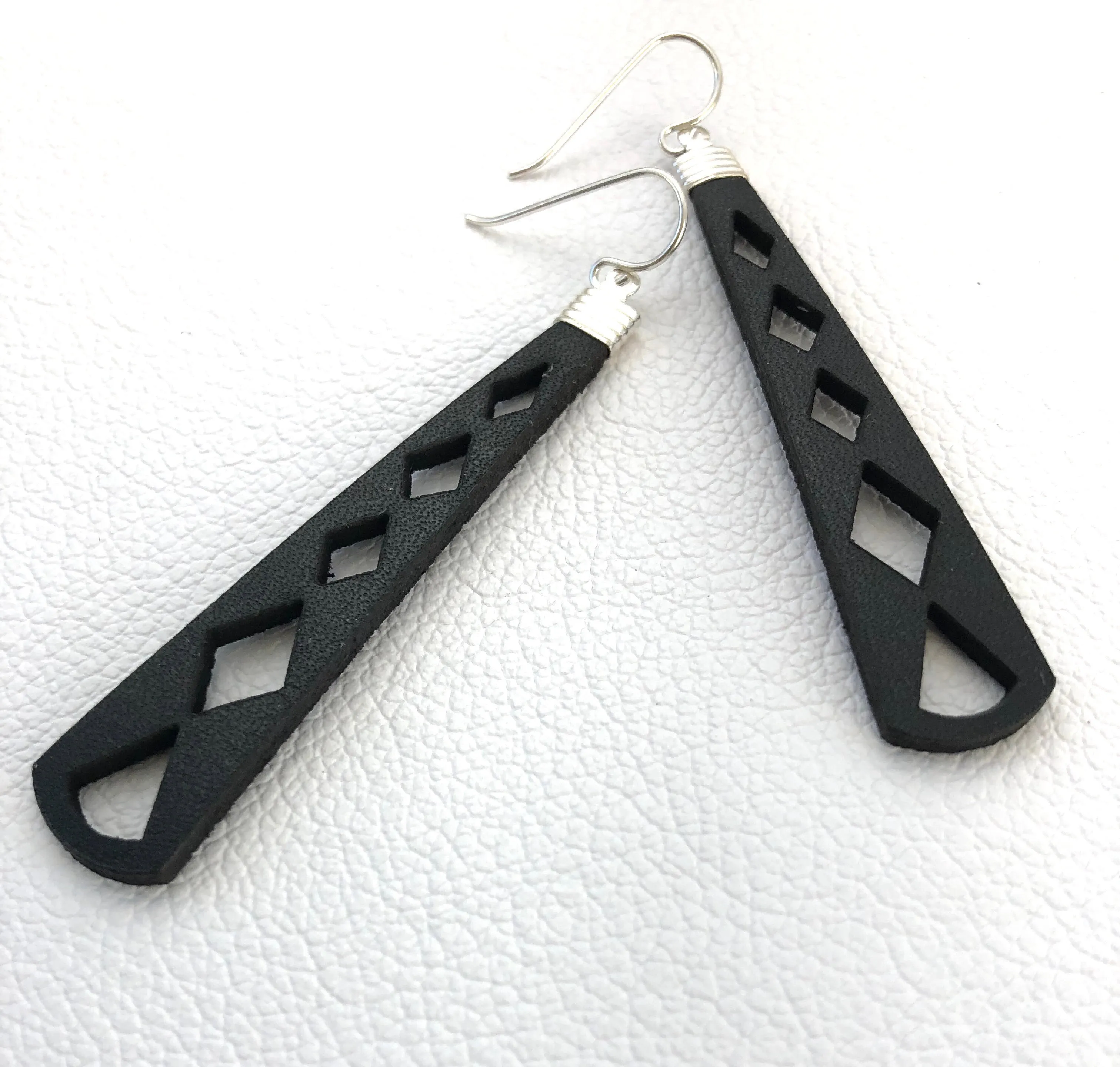 Diamond Stick Earrings- Your choice of colour