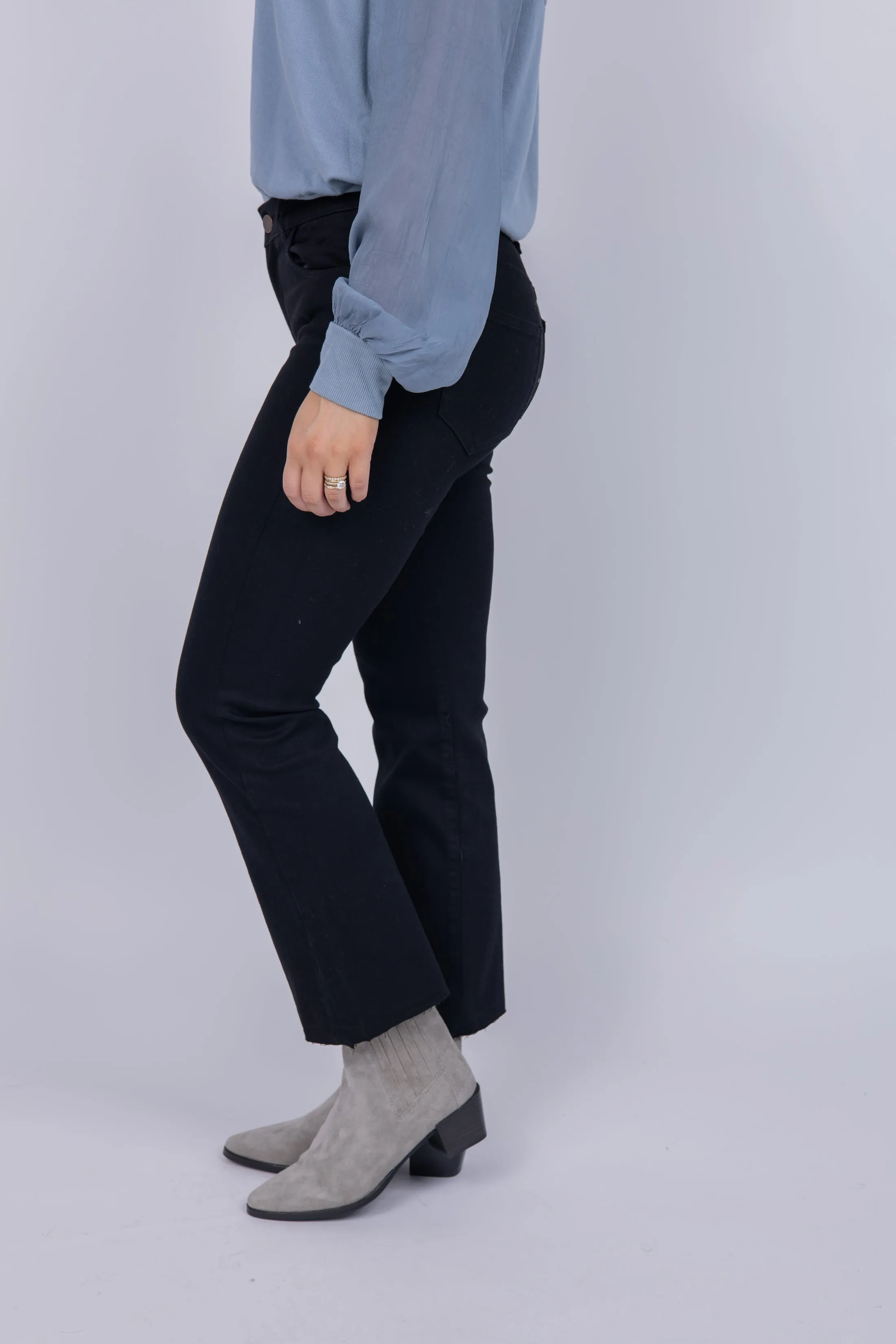 Elliott Lauren Denim Pant in Black