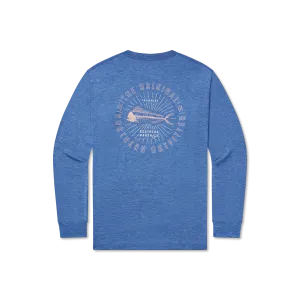 FieldTec™ Heathered Tee - Mahi Circle - Long Sleeve