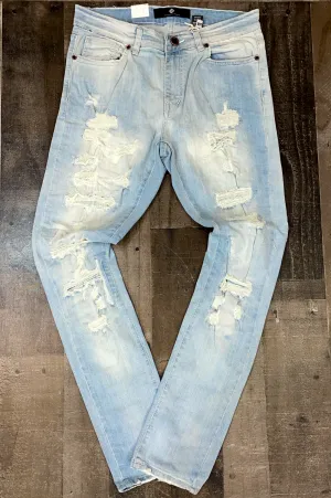 Focus- vintage ripped denim jeans