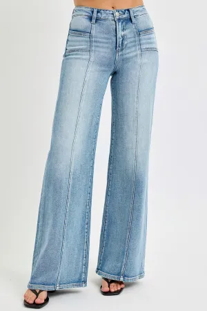 Front Patch Pocket Mid Rise Jean
