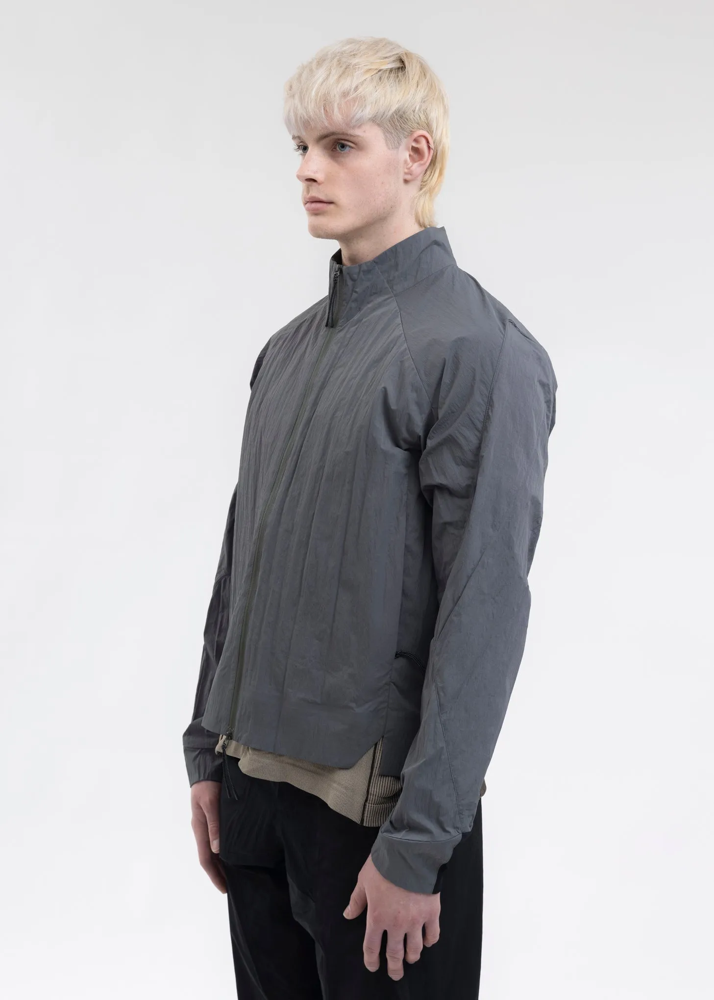 Green Notch Track Top