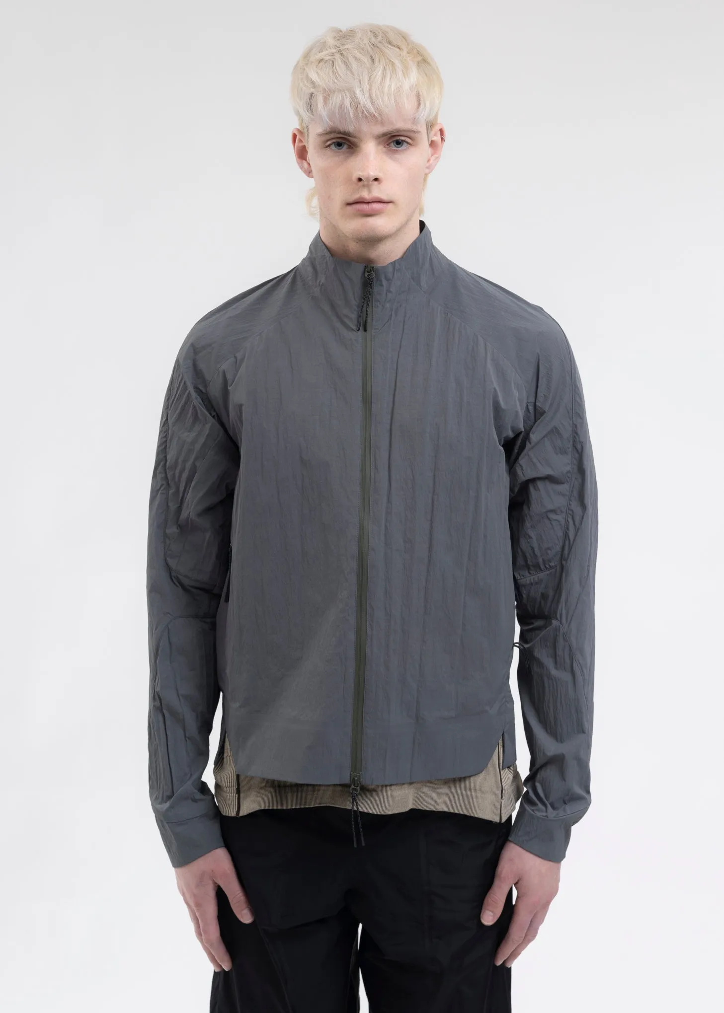 Green Notch Track Top