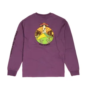 Hikerdelic Down to Earth Long Seeve T-Shirt - Purple