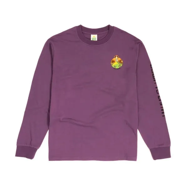 Hikerdelic Down to Earth Long Seeve T-Shirt - Purple