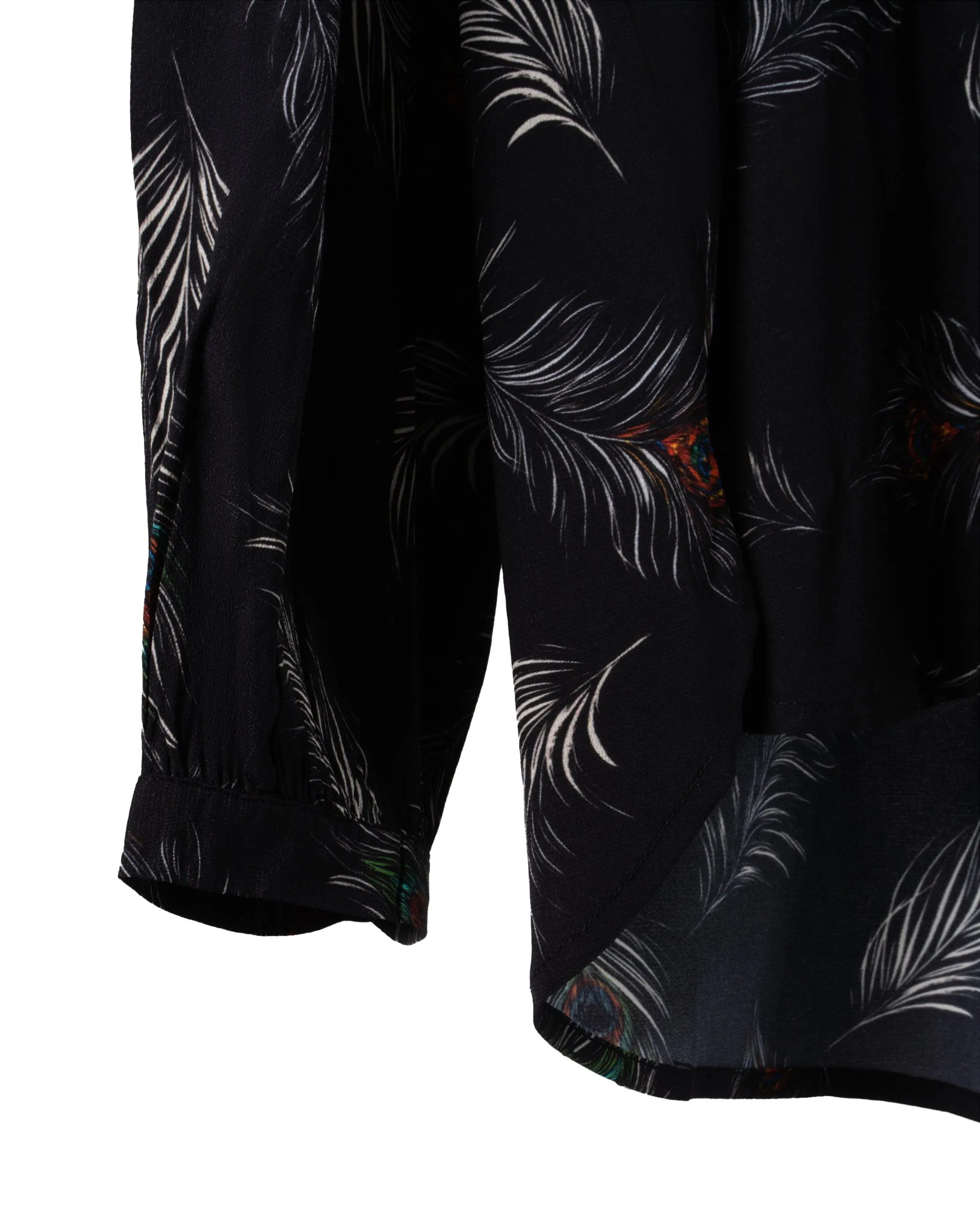 JADICTED | SILK VISCOSE PRINT BLOUSE