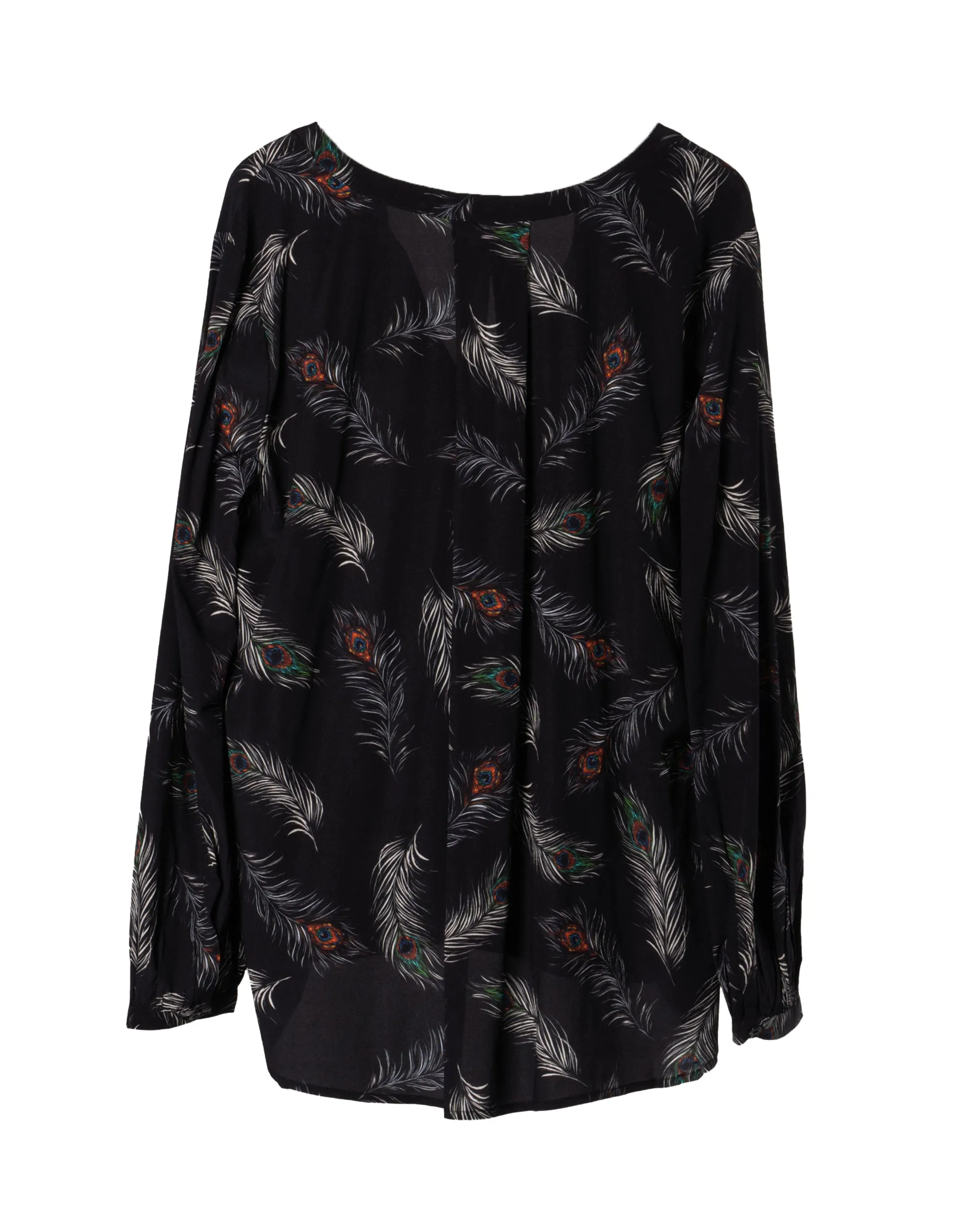 JADICTED | SILK VISCOSE PRINT BLOUSE