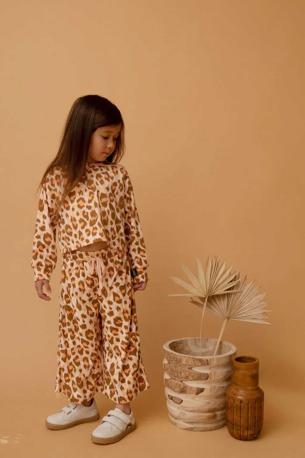 Kapow Wild Salmon Wide Leg Culottes