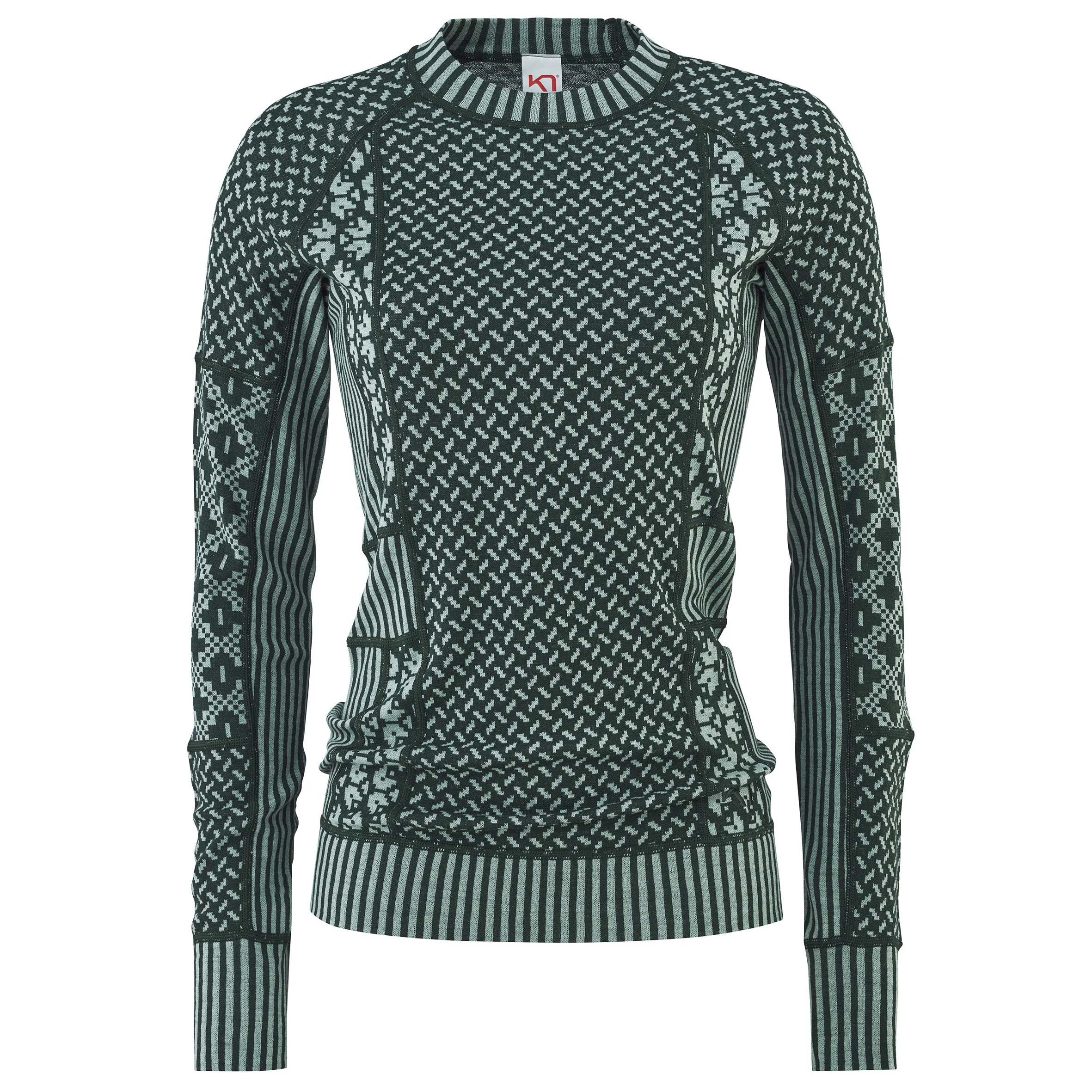 Kari Traa Women&#x27;s Smekker Long Sleeve Pine | Buy Kari Traa Women&#x27;s Smekker Long Sleeve Pine here | Outnorth