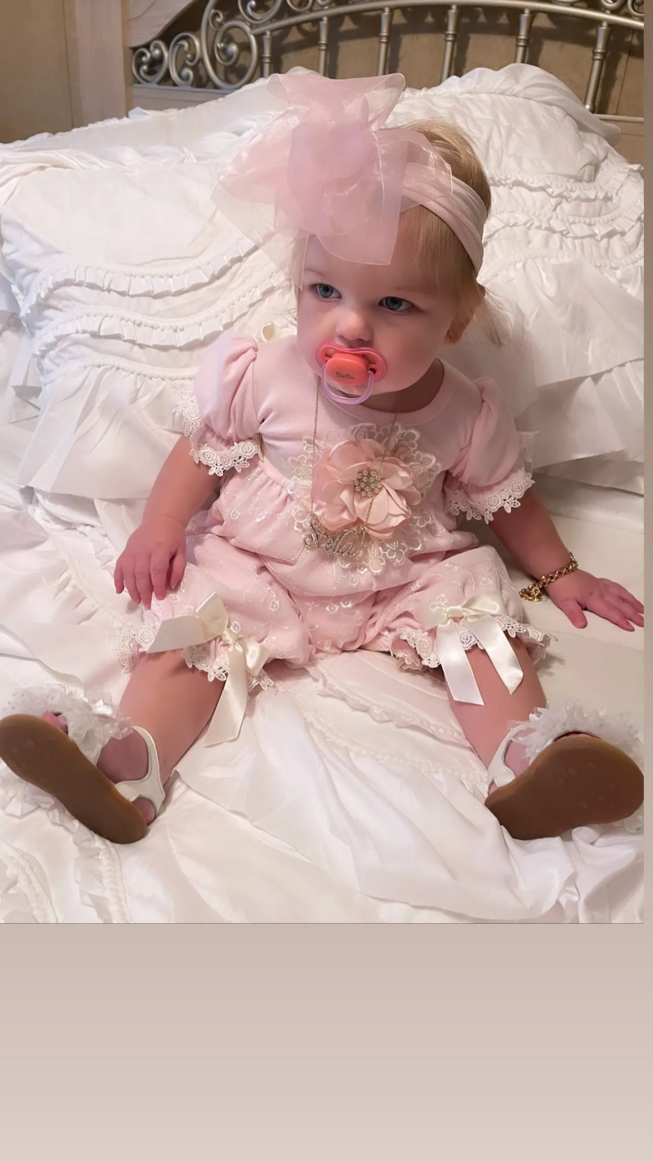 Katie Rose Pam Romper in Pink