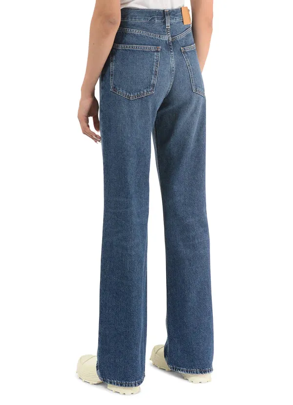 Korea Jeans in Mid Blue