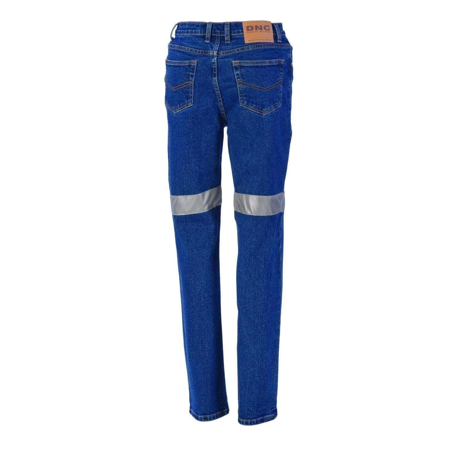 Ladies Taped Denim Stretch Jeans