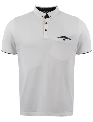 Le Shark Albion White polo shirt
