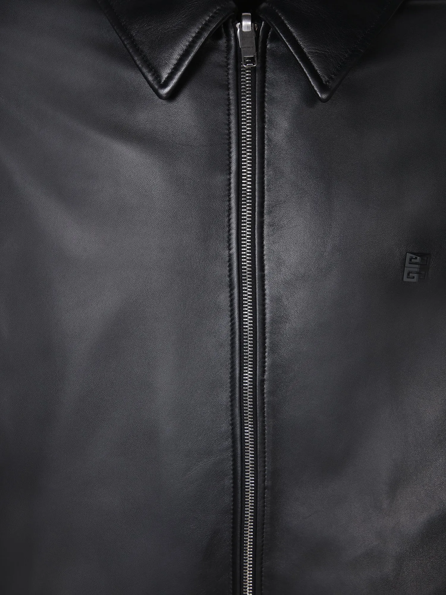 Leather black jacket