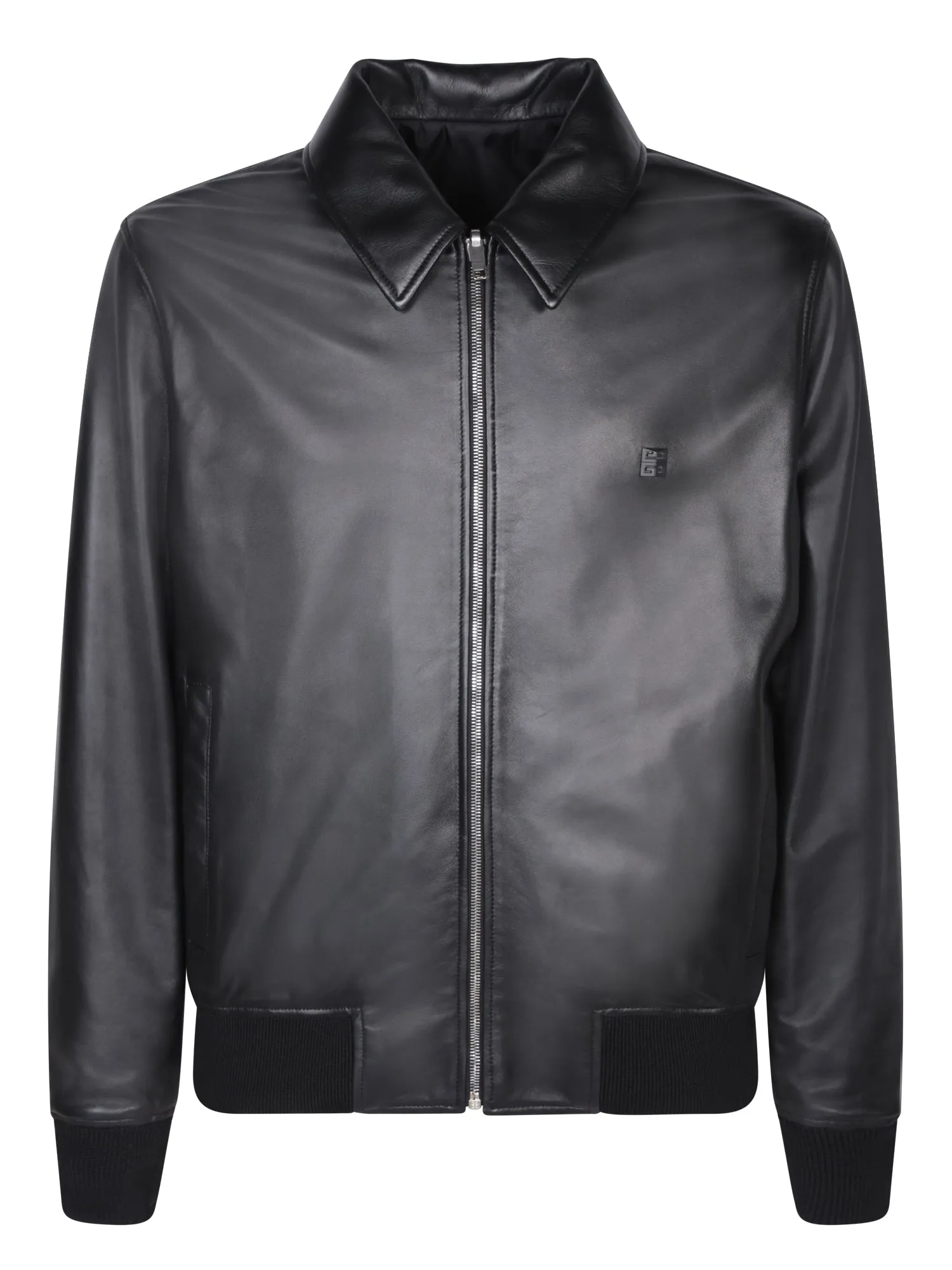 Leather black jacket