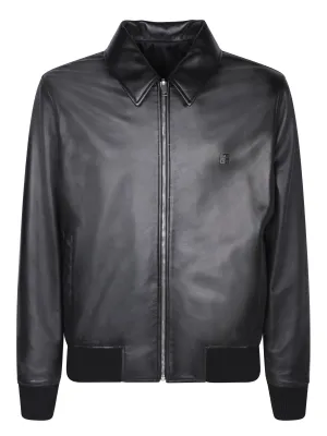 Leather black jacket