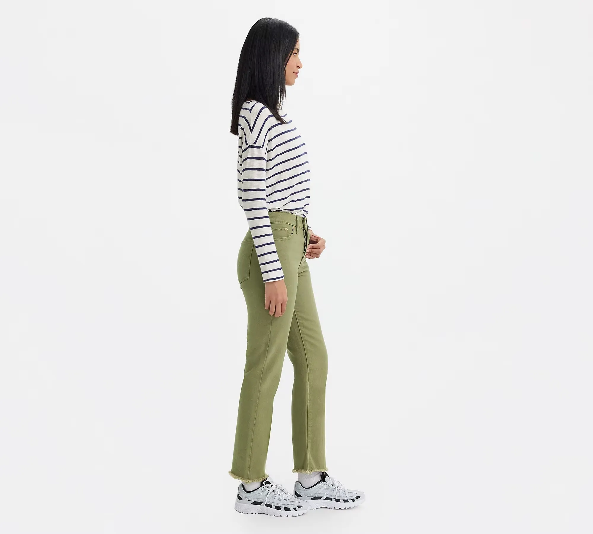 LEVI'S: Wedgie Steeped Green