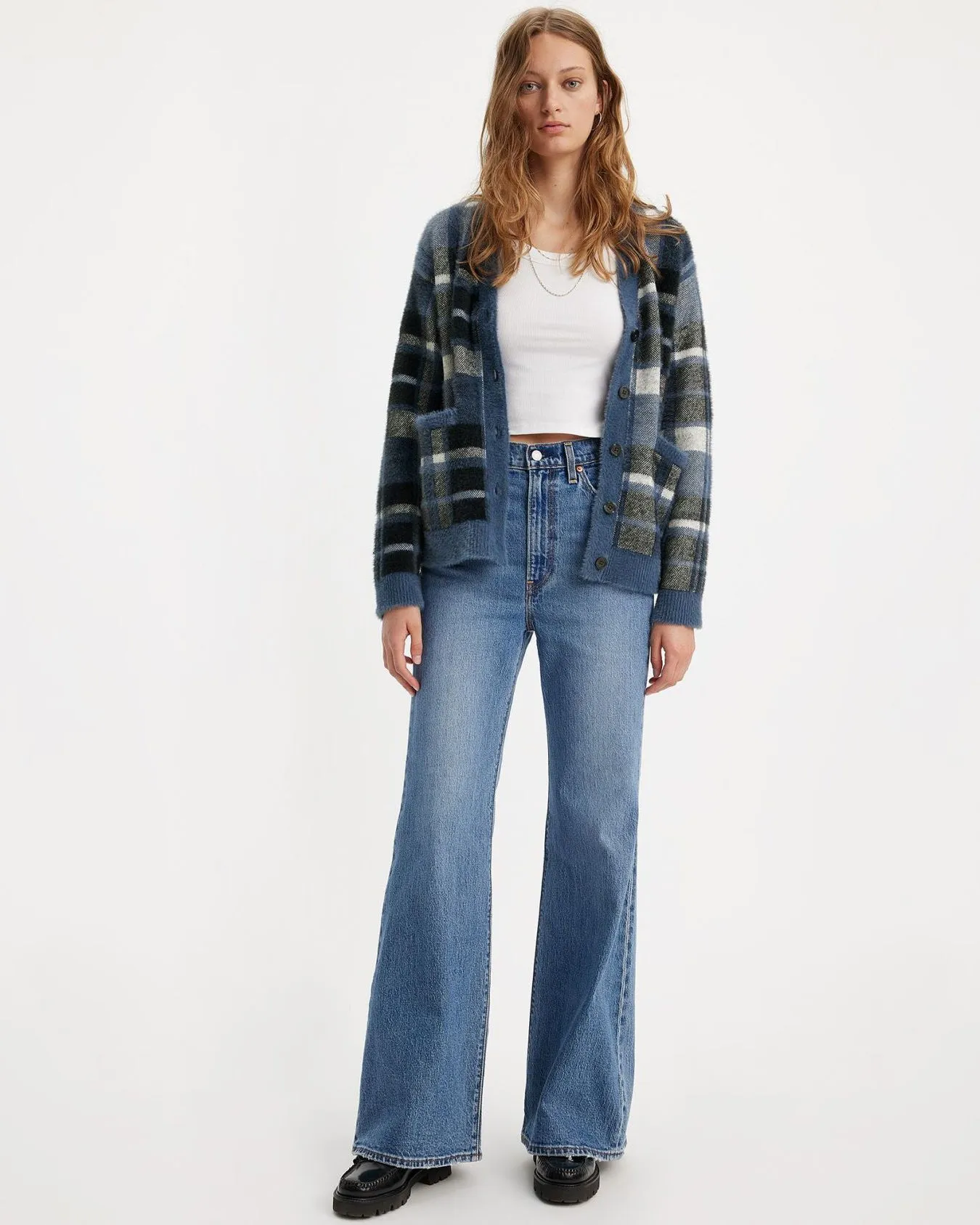 Levi's® Womens Ribcage Bells Flared Jeans - Sonoma Walks