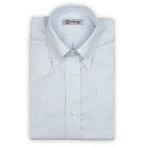 Light Blue Flanello Junior Cotton Long Sleeve Shirt